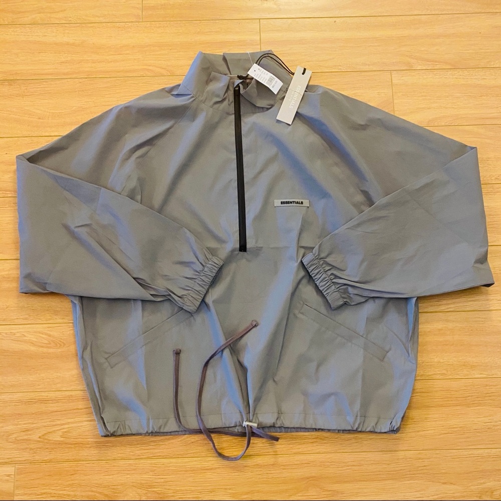 Fear Of God Silver Reflective Track Jacket Medium
